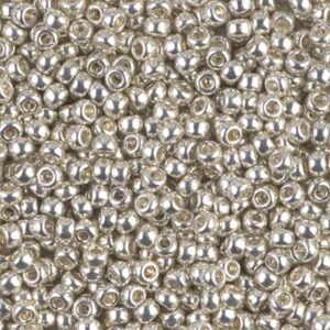 Miyuki-round- Seed-Beads-11-1051-Galvanized- Silver